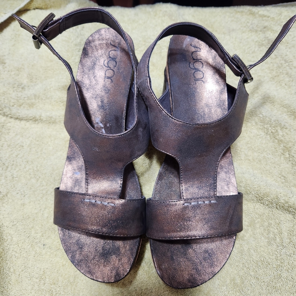 Women's Heeled Sandals - Picture 4 of 7